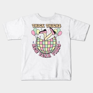 Thick Thighs New Year vibes Kids T-Shirt